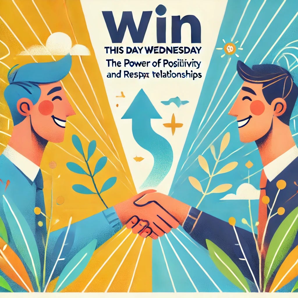 "Win This Day" Wednesday: The Power of Positivity and Respect in Relationships. Ever notice that the way you treat others tends to come right back to you? We’re diving into two simple powerful quotes! episode artwork