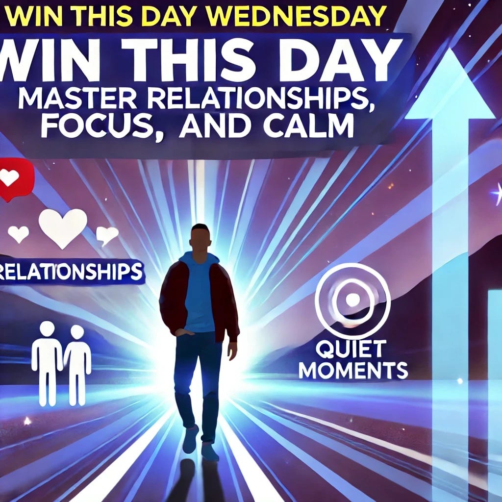 Win This Day Wednesday: Master Your Relationships, Quiet Your Mind, and Stay Focused! Want to win the day? It’s not just about what you do, but how you manage your relationships, your mind, and focus! episode artwork