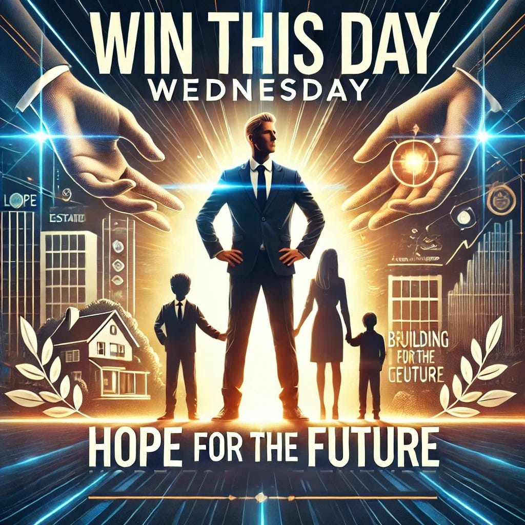 HOPE Series – Win This Day Wednesday: Hope for Our Children, Faith, and Overcoming Failure. Hope for Tomorrow Starts Today: Raising Positive Kids and Overcoming Failure & WHY RE Agents should care.  episode artwork