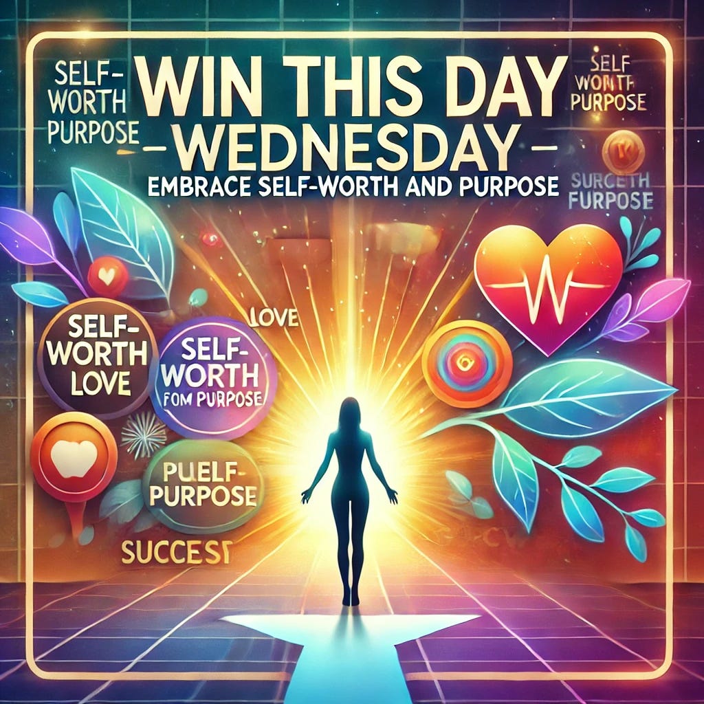Win This Day Wednesday: Cultivate Self-Worth, Success and Purpose!! Are you measuring your success by someone else’s standards? Let’s focus on how to truly win the day by embracing our self-worth!  episode artwork