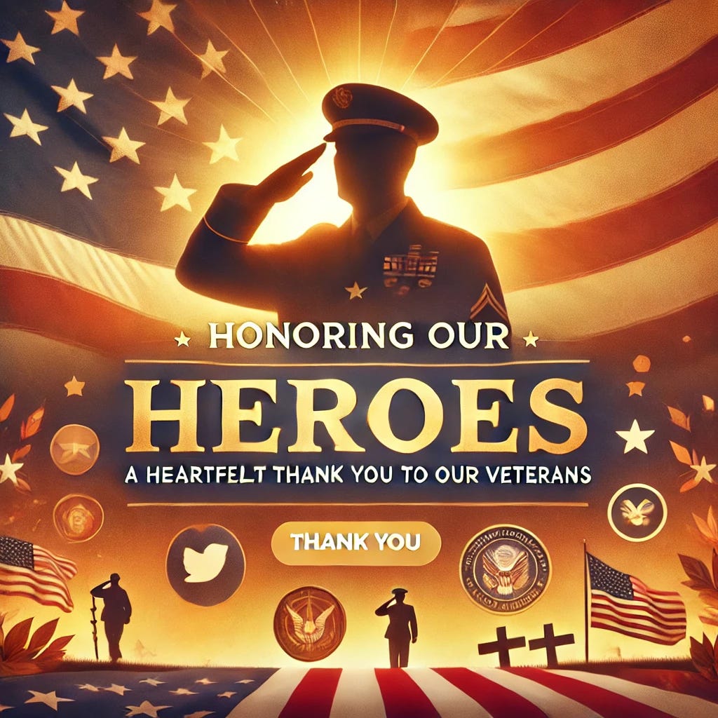Veterans Day Tribute: Honoring Service, Sacrifice, and Courage- A Heartfelt Thank You to Our Veterans! Freedom is never free! Join me today as we simply say THANK YOU for your service to the US of A!! episode artwork