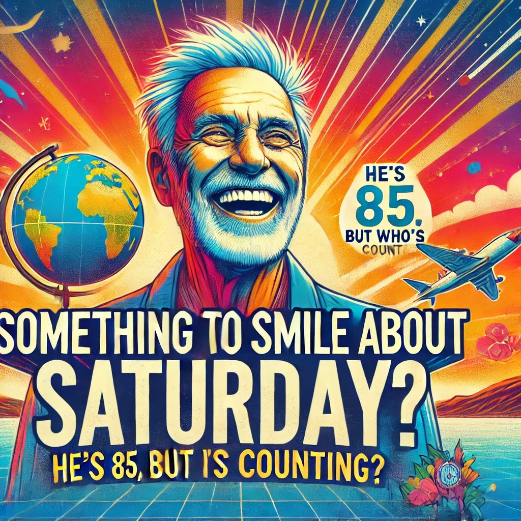 STSAS- Ep #15- Something to Smile About Saturday: He’s 85, But Who’s Counting? Ever feel like age is holding you back? Meet Bob Curtis, a lively 85-year-old who’s showing the world how to live!  episode artwork