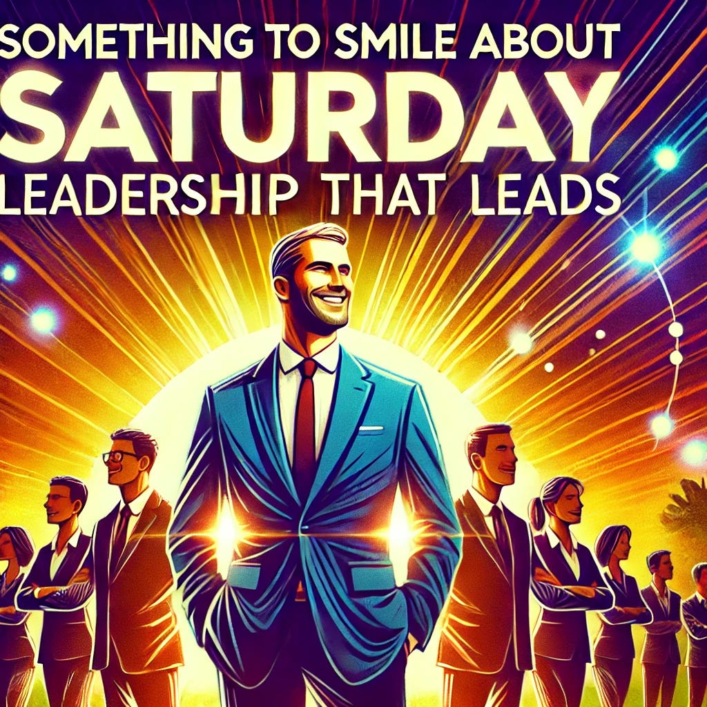 Something to Smile About Saturday: Leadership That Leads Episode 19. Great leadership isn’t about how much you know—it’s about how much you care and inspire. episode artwork