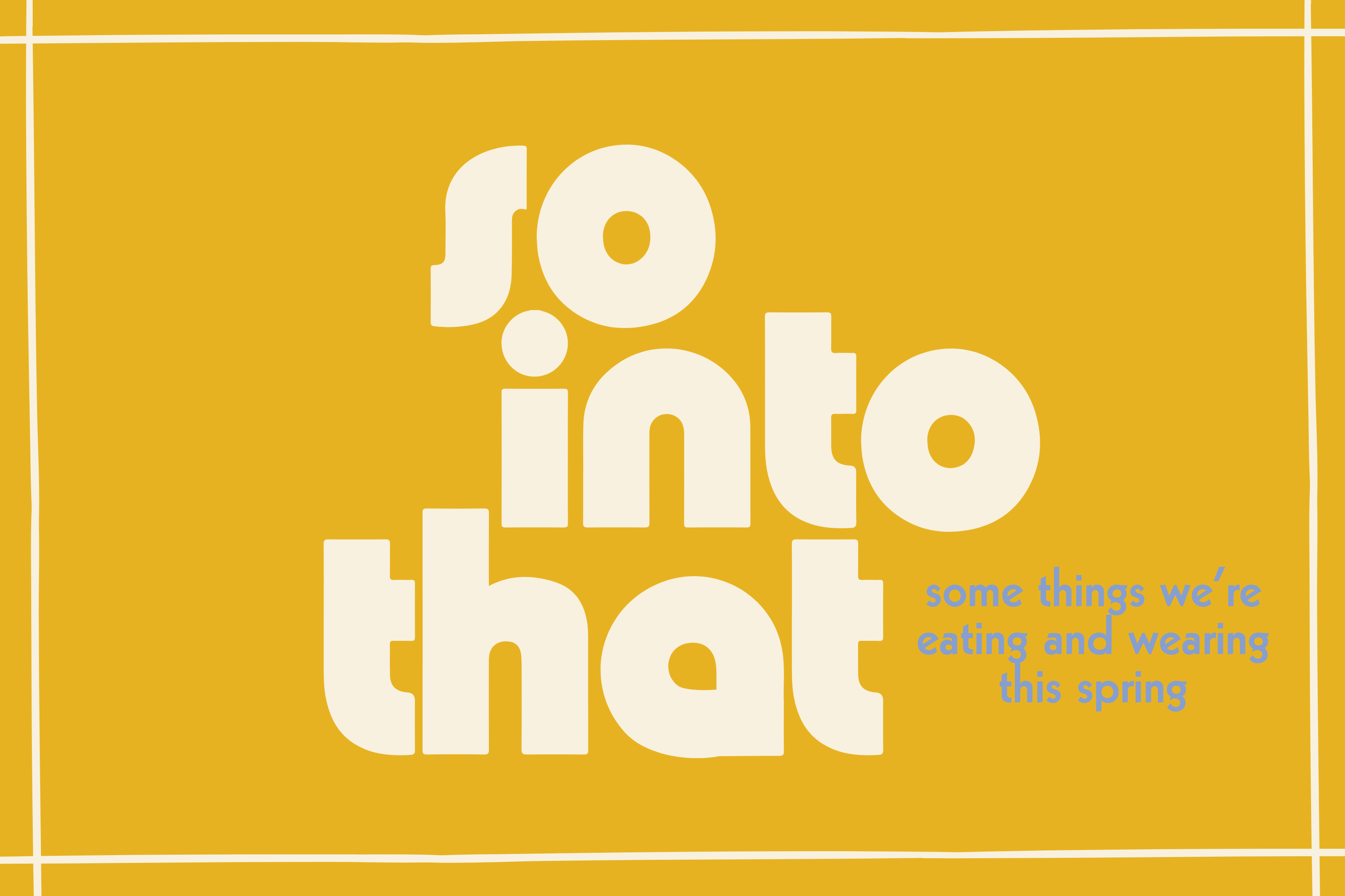 warm weather is upon us!!