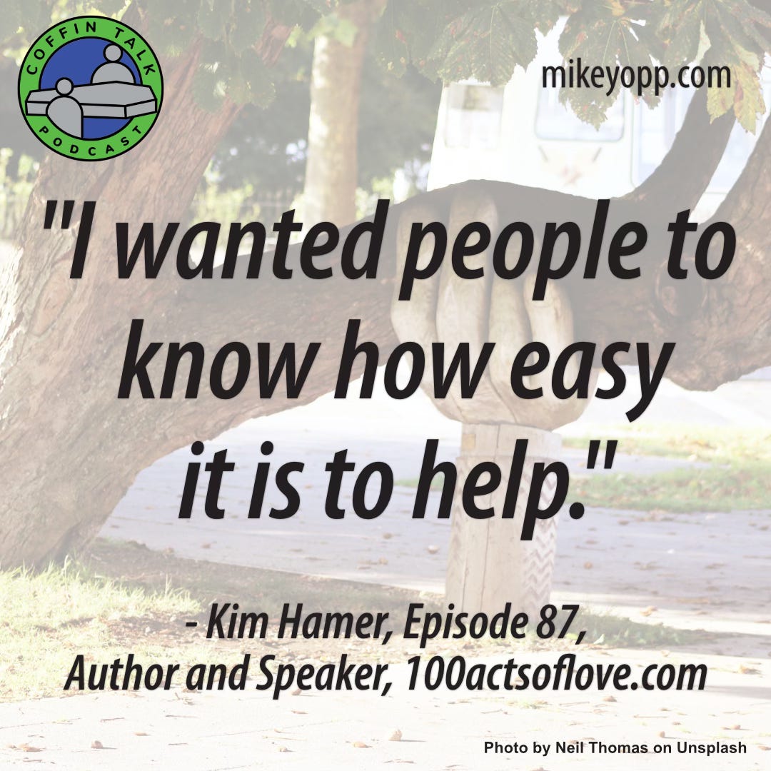 #87 - A Cancer Widow - Kim Hamer - "It's Not a Battle" episode artwork