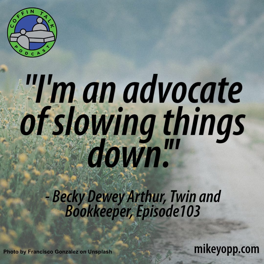 #103 - The "Other" Twin - Becky Arthur Dewey - "Birth, Blessings, and Birding" episode artwork