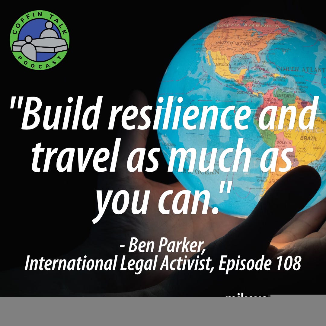 #108 - Ben Parker - International Legal Activist - "The Loss of an Ant"  episode artwork