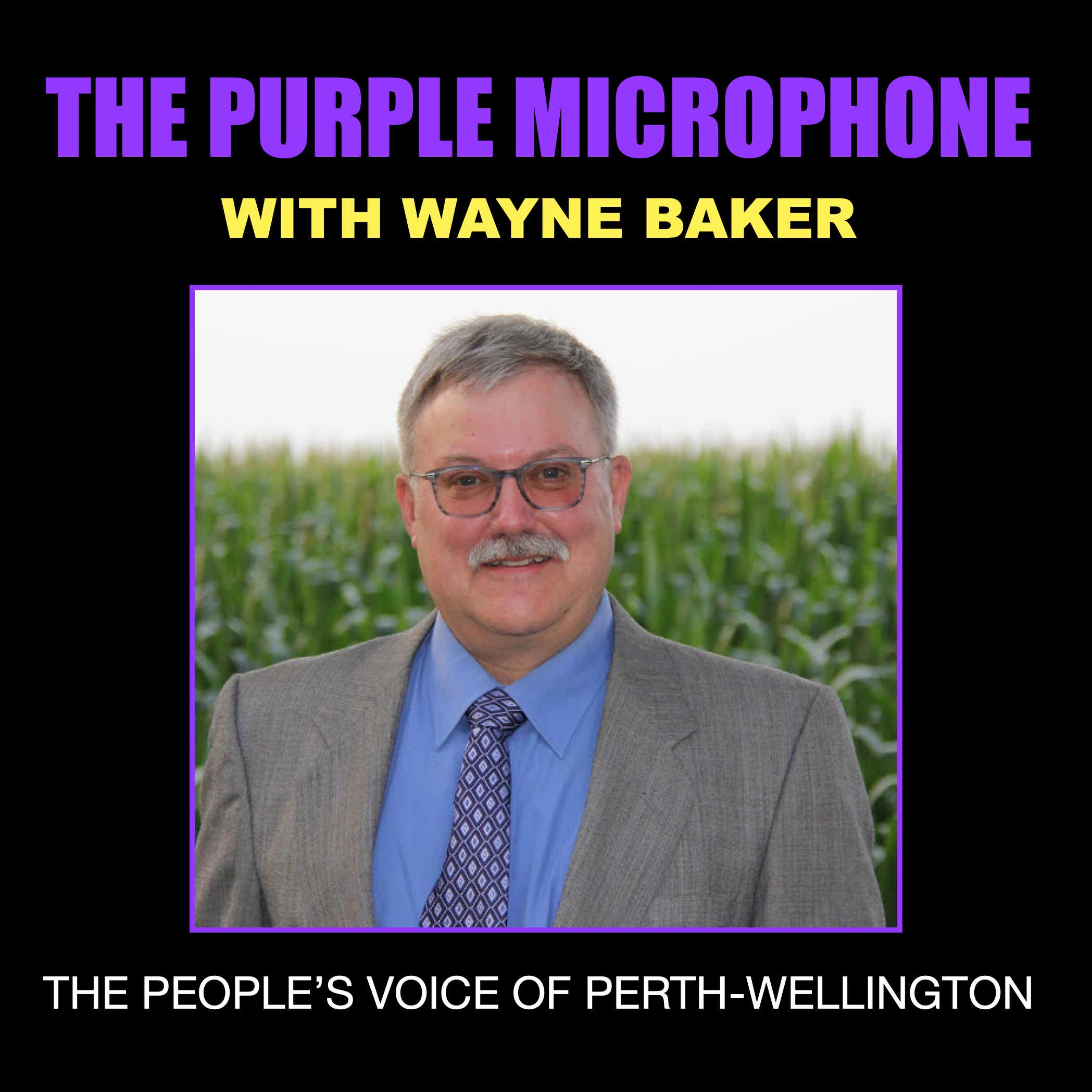 The Purple Microphone with Wayne Baker podcast artwork