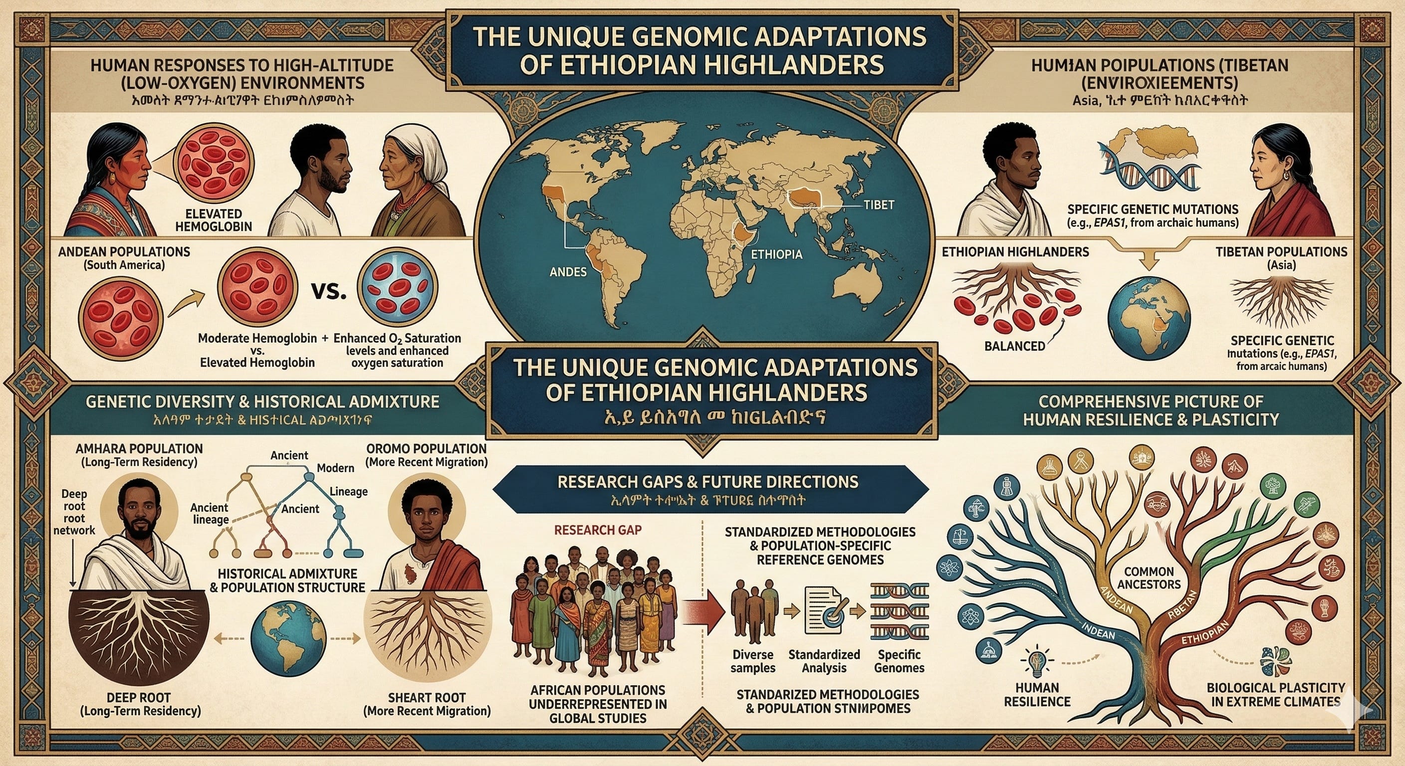 Three evolutionary blueprints for thin air