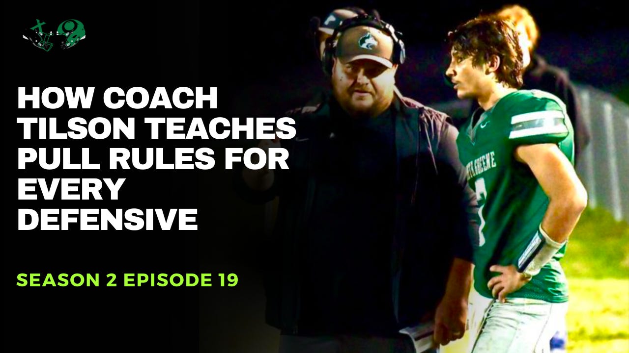 How Coach Tilson Teaches Pull Rules for Every Defensive Front
