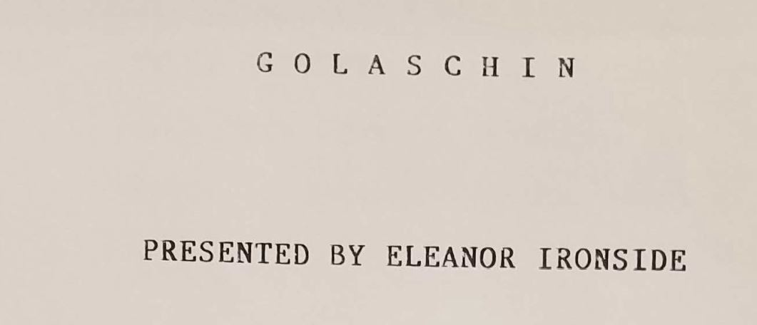 Golaschin! - A Guiser's Play For Hogmanay Golaschin! - A Guiser's Play For Hogmanay