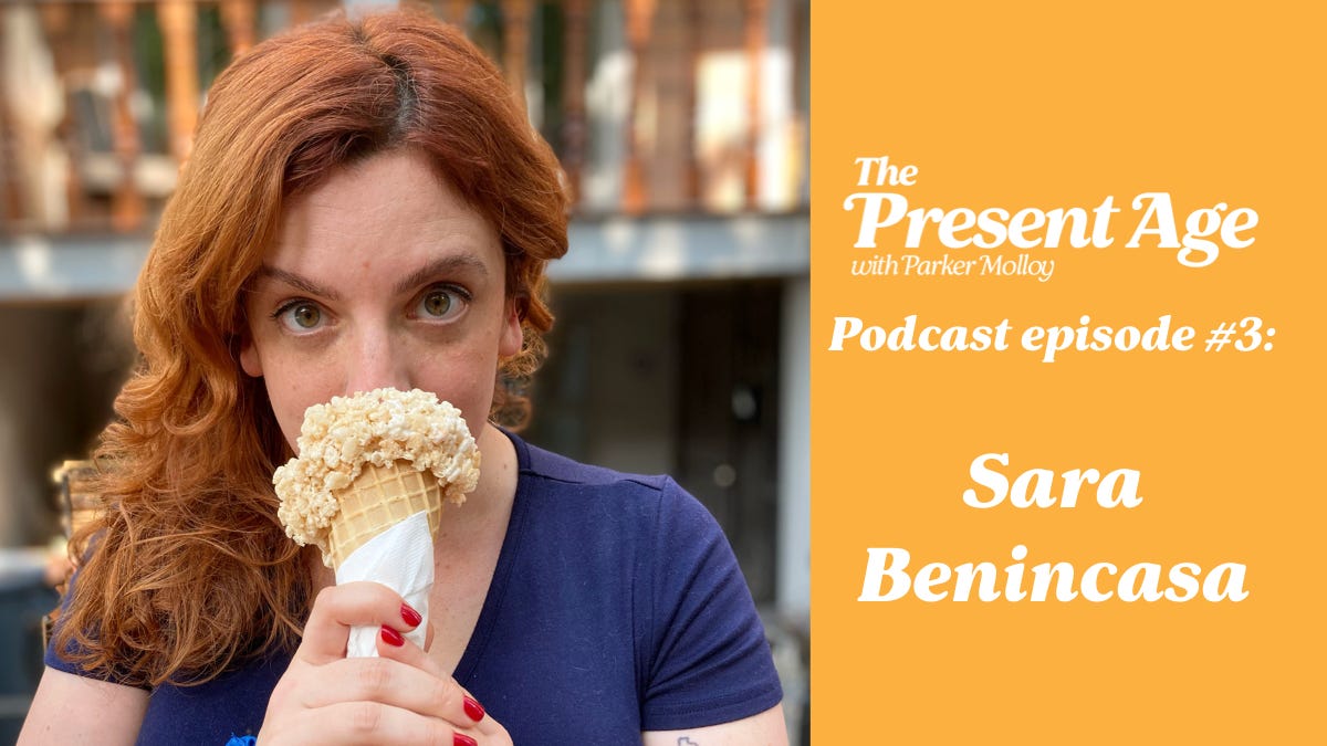 Writer and comedian Sara Benincasa is getting by with a little help from her friends (podcast + transcript)