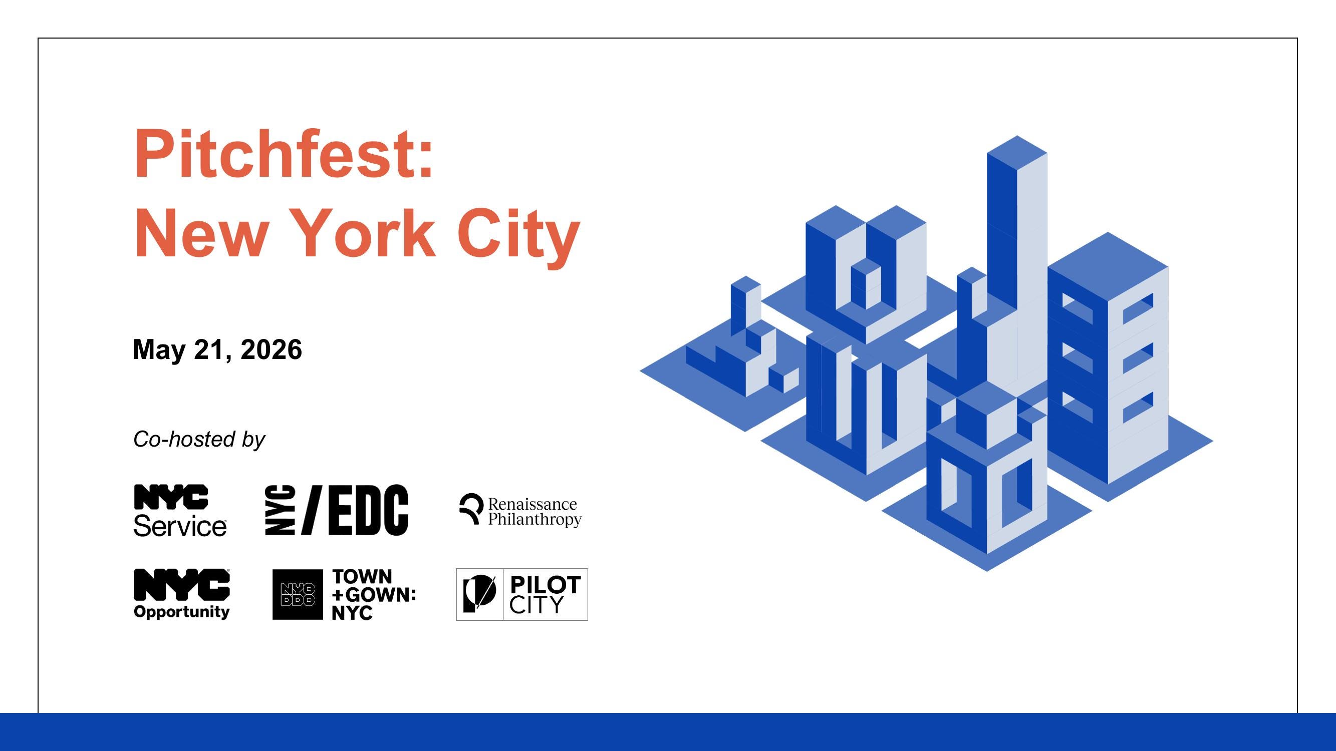 Pitchfest 2026: Civic Tech in Action