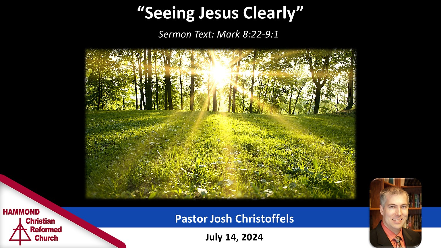 Mark 8:22-9:1, Seeing Jesus Clearly episode artwork