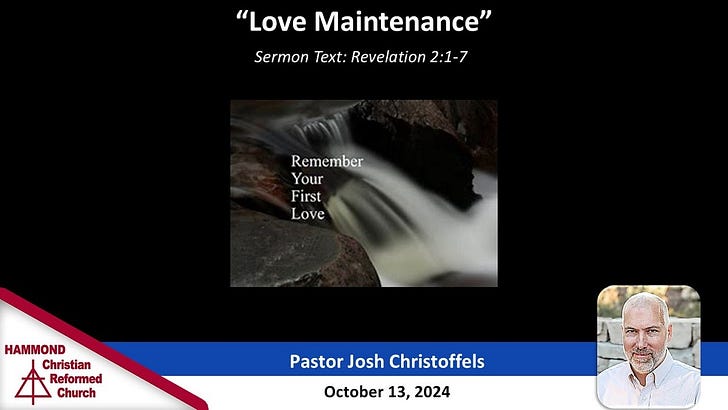Revelation 2:1-7, Love Maintenance  episode artwork