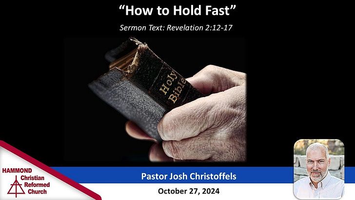 Revelation 2:12-17, How to Hold Fast episode artwork