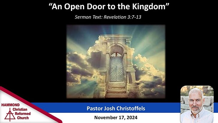 Revelation 3:7-13, An Open Door to the Kingdom episode artwork