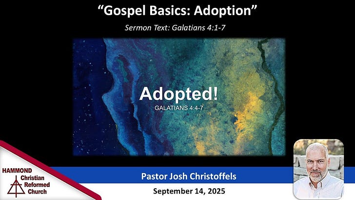 Galatians 4:1-7, Gospel Basics: Adoption episode artwork