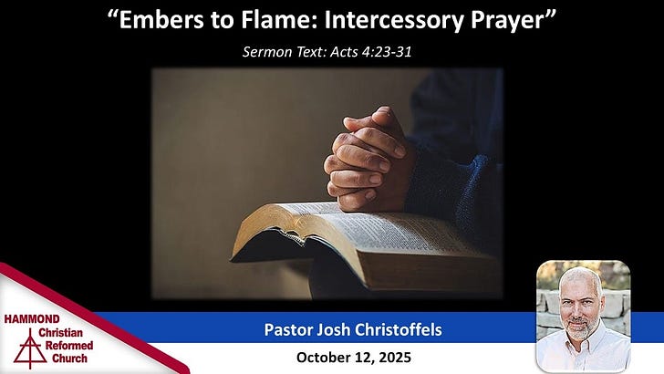 Acts 4:23-31, Intercessory Prayer episode artwork