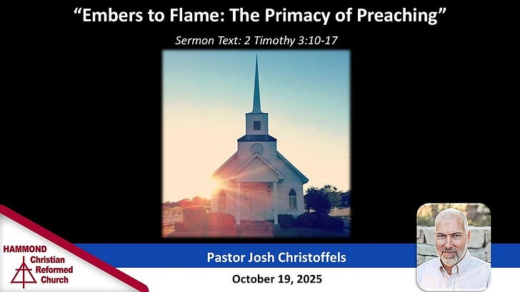 2 Timothy 3:10-17, The Primacy of Preaching episode artwork