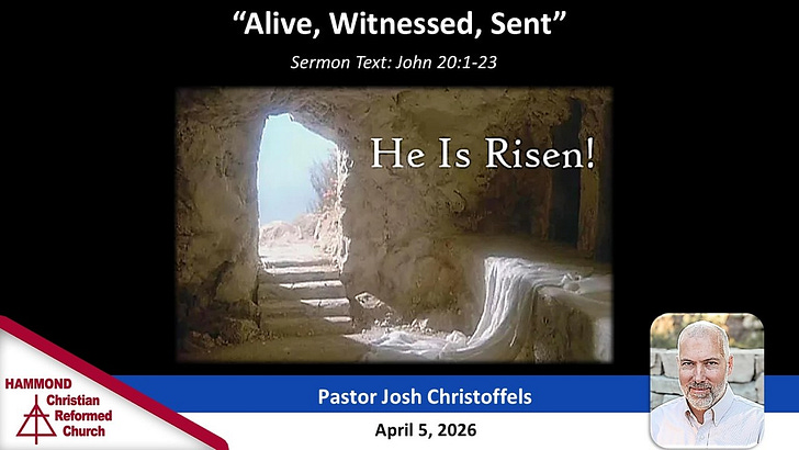 John 20:1-23, Alive Witnessed, Sent episode artwork