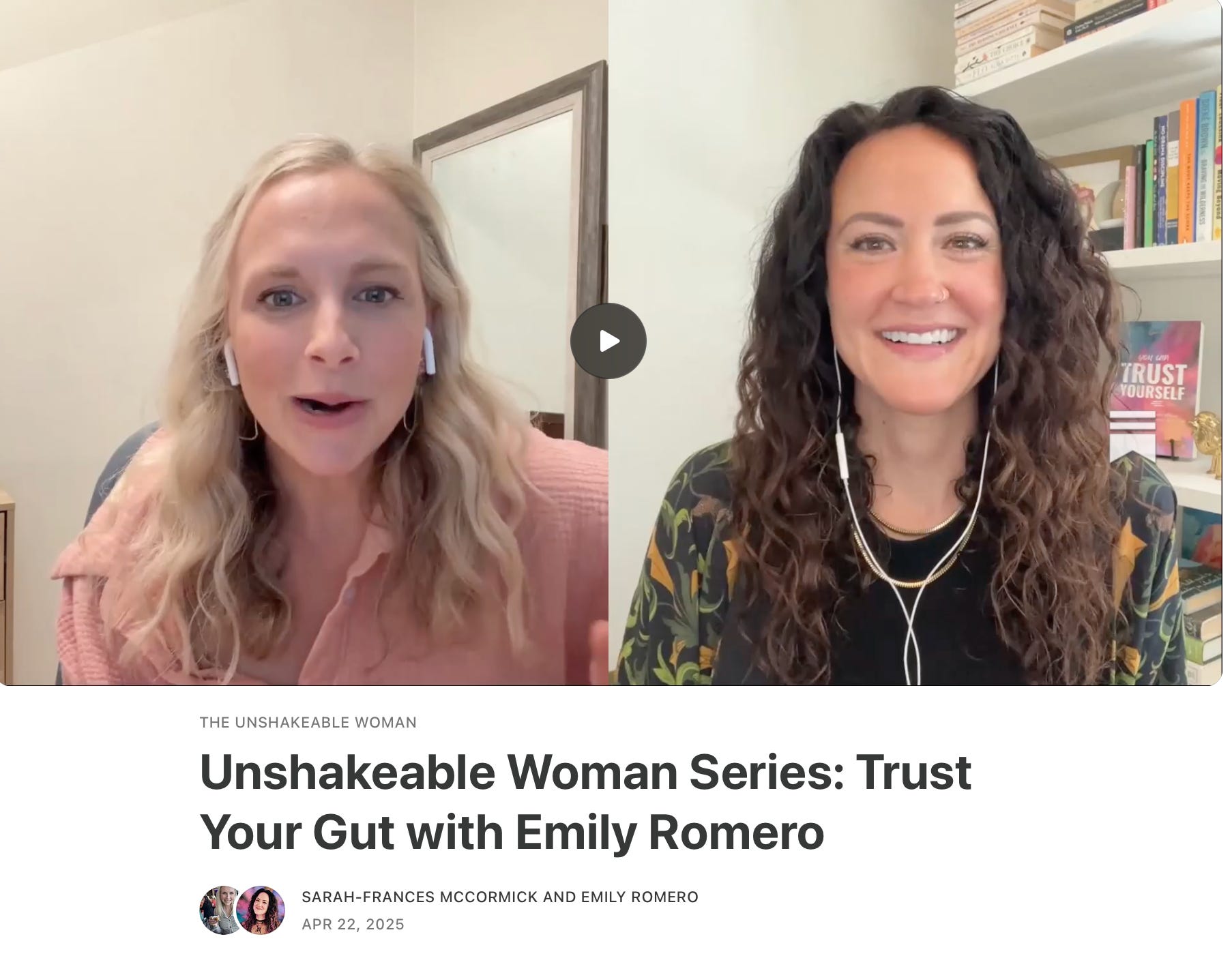 35. LIVE with Emily & Sarah-Frances... "The most helpful self-help book I've ever read!" episode artwork