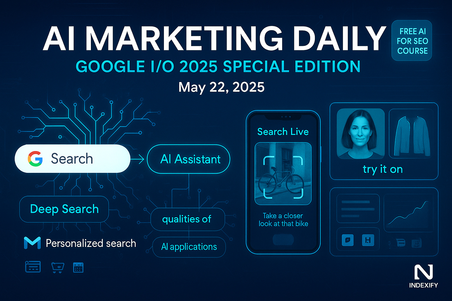 AI Marketing Pulse: Google I/O 2025 Comprehensive Special Edition - Thursday, May 22nd 2025 episode artwork