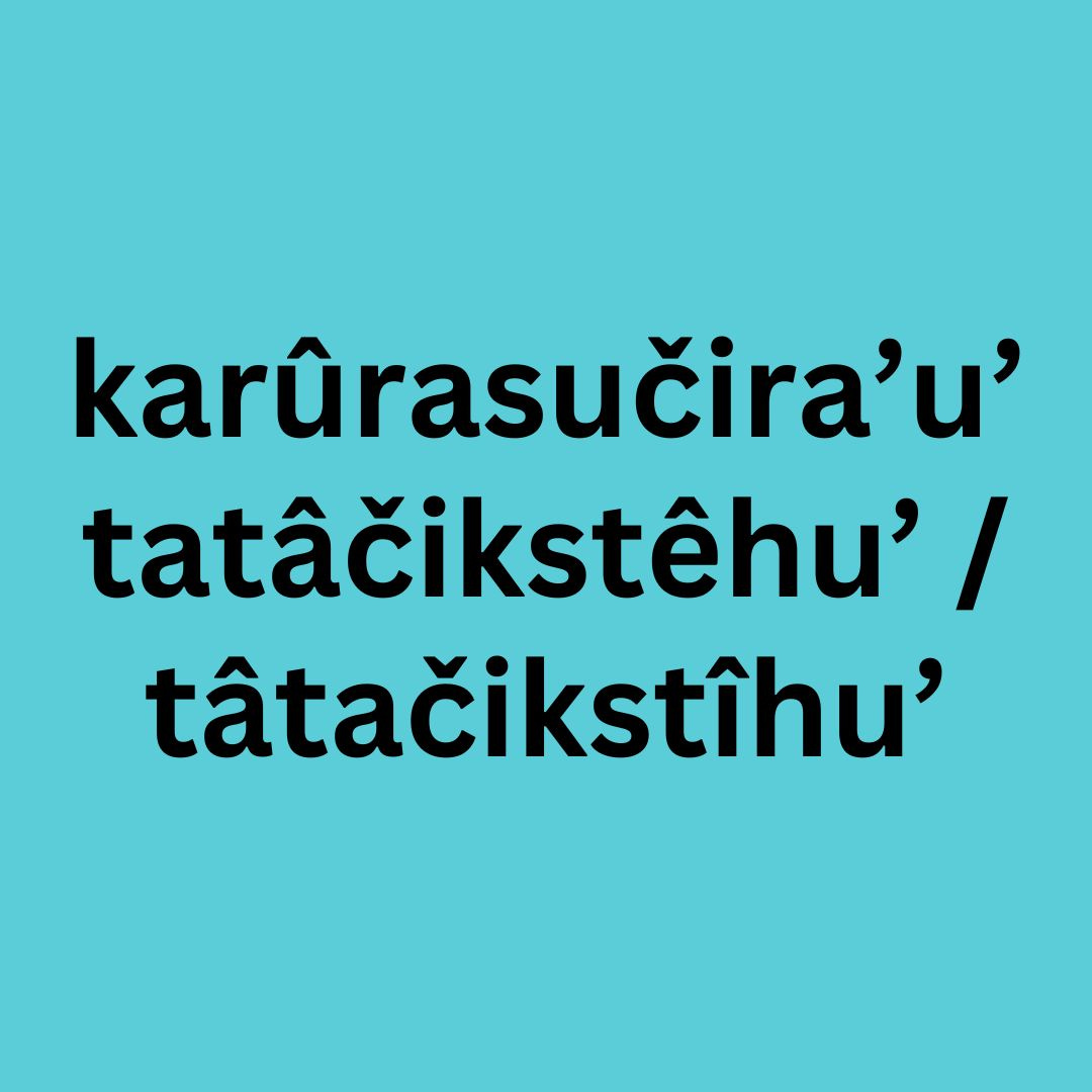 Pawnee Language Learning