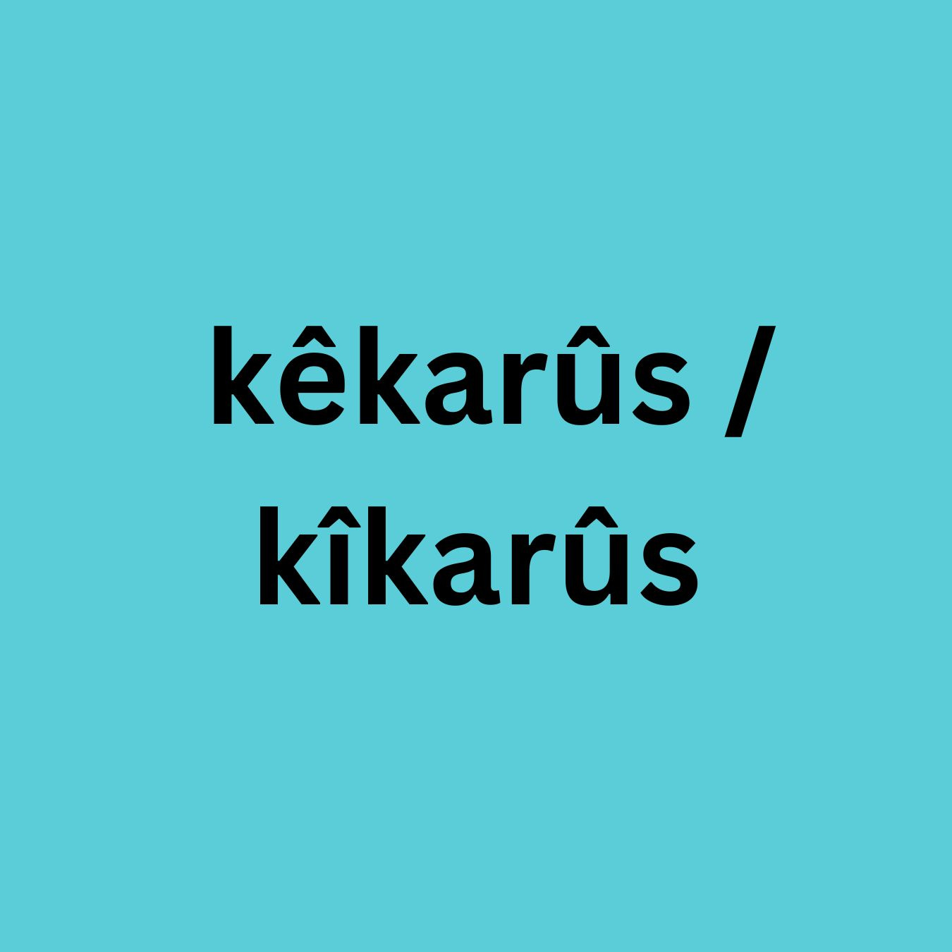 Pawnee Language Learning