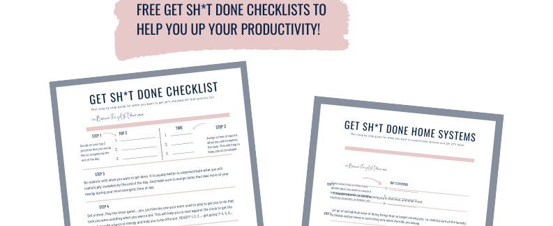 The Secret to Getting Sh*t Done: Planning & Priorities That Work!