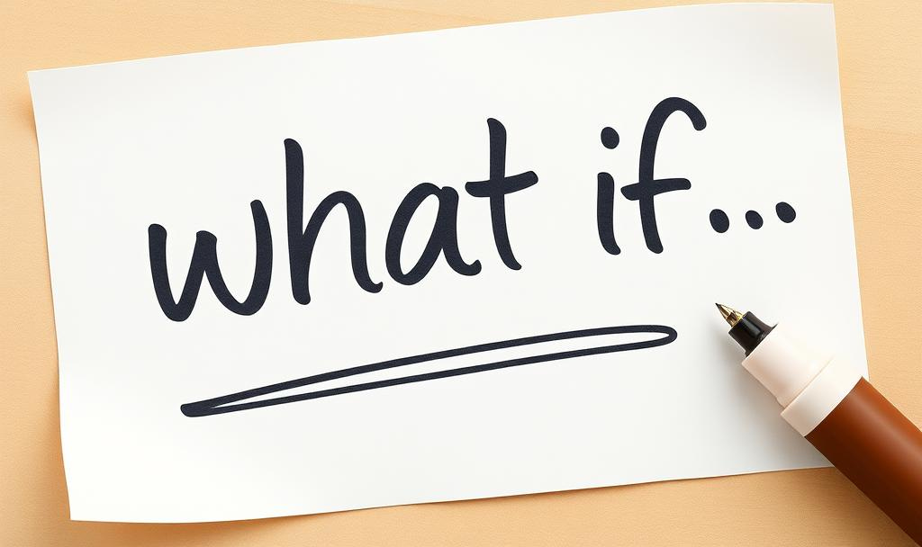 "What if it doesn't work out?!" - how to answer that inevitable question when taking a big leap "What if it doesn't work out?!" - how to answer that inevitable question when taking a big leap