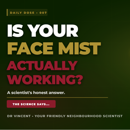 Does Your Face Mist Actually Work? - Daily Dose 007 episode artwork