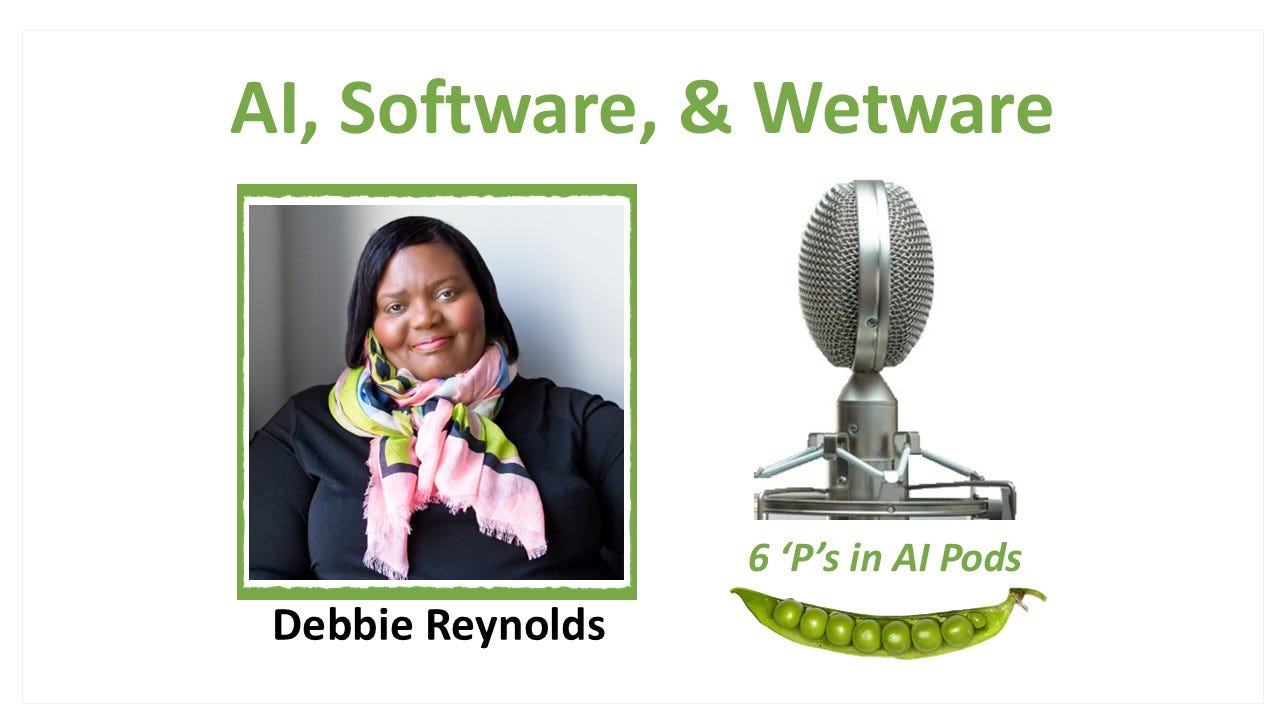 🗣️ AISW #072: Debbie Reynolds "The Data Diva", USA-based data privacy and emerging technology expert 🗣️ AISW #072: Debbie Reynolds "The Data Diva", USA-based data privacy and emerging technology expert
