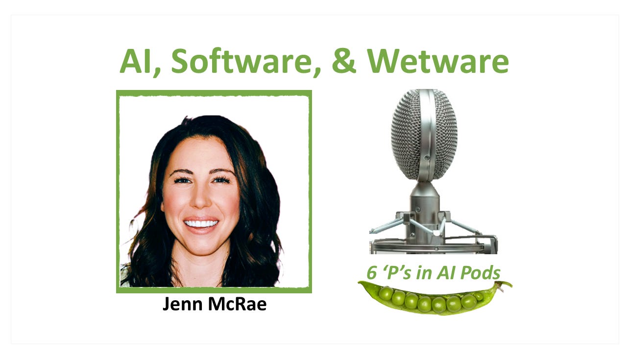 🗣️ AISW #123: Jenn McRae, Canada-based writer and strategist episode artwork