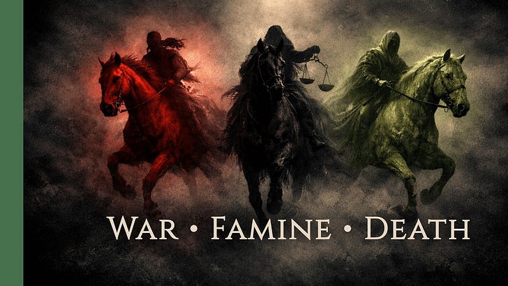 When the Red, Black, and Pale Horses Ride When the Red, Black, and Pale Horses Ride