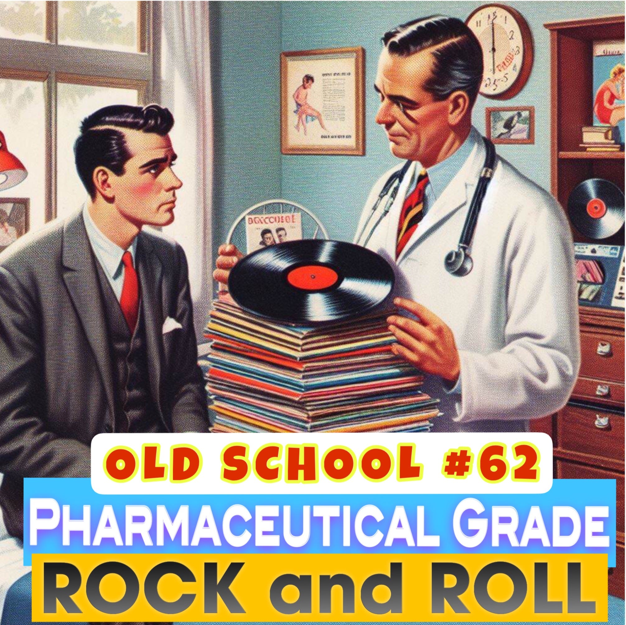 OS62 “Pharmaceutical Grade Rock and Roll” episode artwork