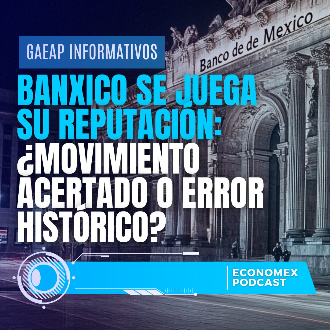 🚨Banxico se juega su reputación: ¿movimiento acertado ✅ o error histórico ❌?