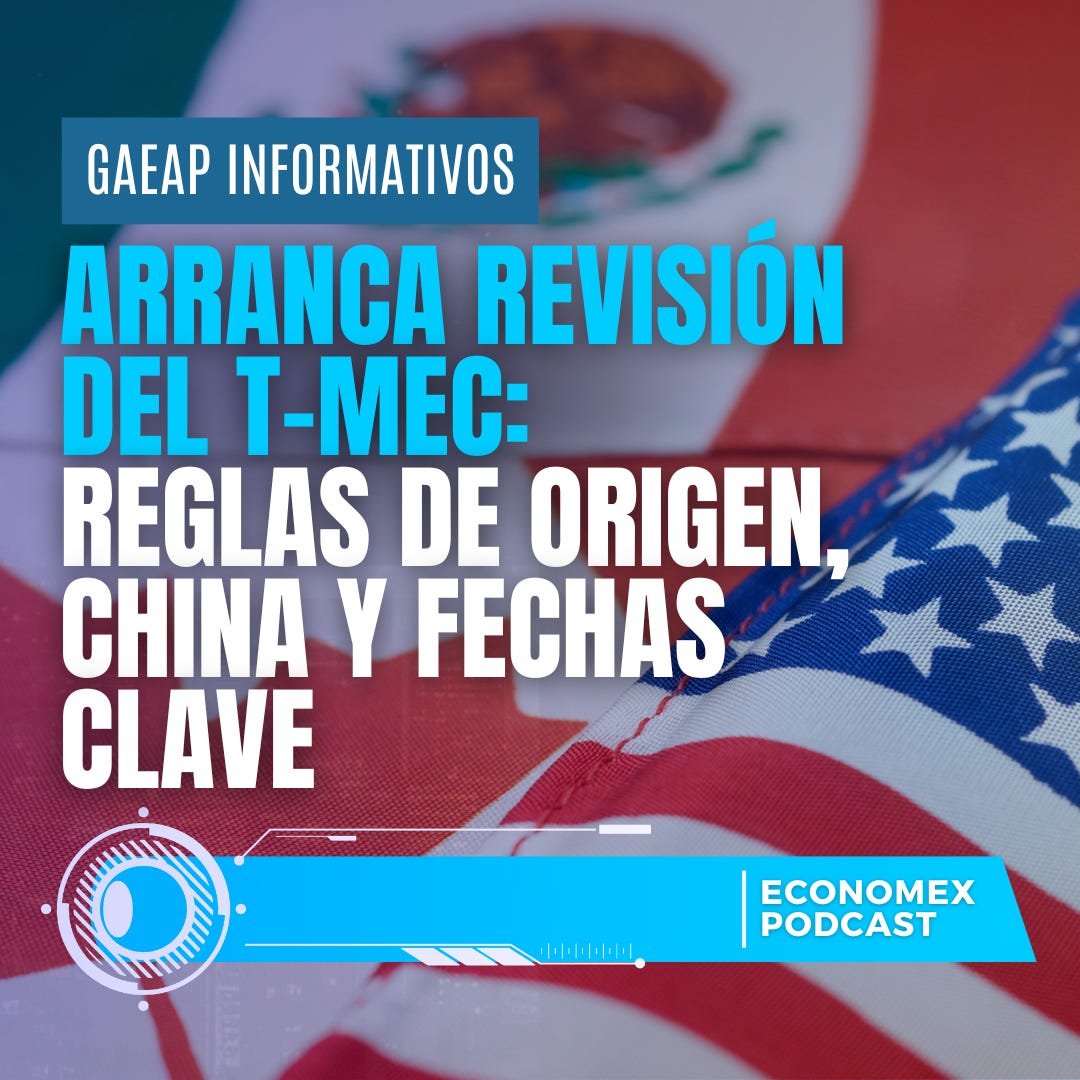 🇲🇽🇺🇸🇨🇦 T-MEC bajo revisión: reglas de origen, China y fechas clave ⚠️