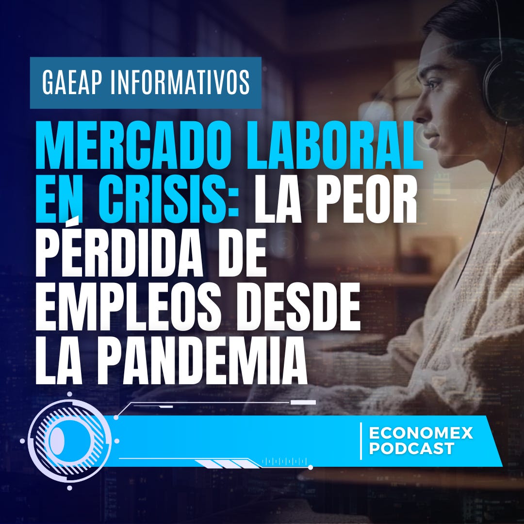⚠️ Mercado Laboral en Crisis: La peor pérdida de empleos desde la pandemia