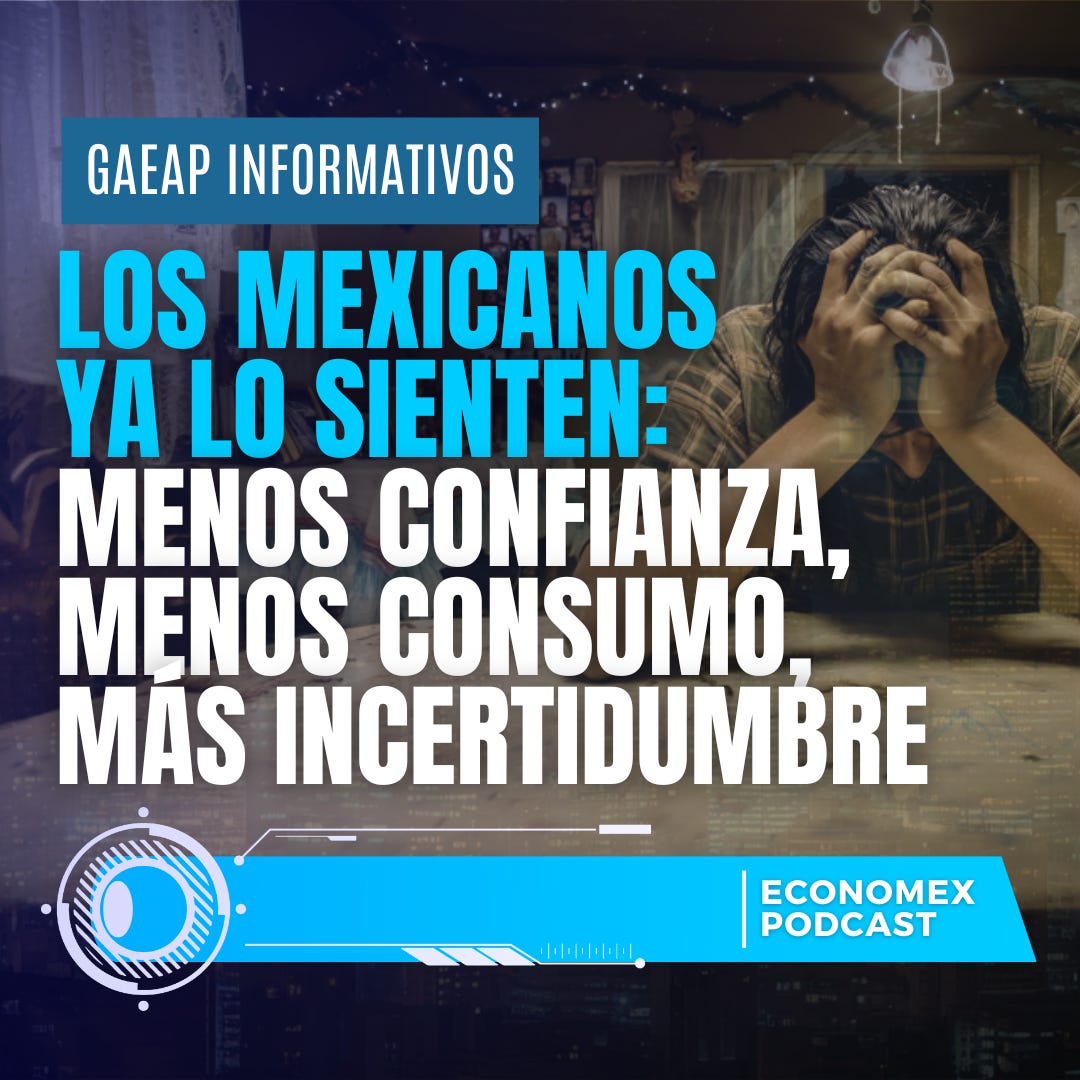 🇲🇽 Los mexicanos ya lo sienten: 📉 menos confianza, 🛍️ menos consumo, ⚠️más incertidumbre. 🇲🇽 Los mexicanos ya lo sienten: 📉 menos confianza, 🛍️ menos consumo, ⚠️más incertidumbre.