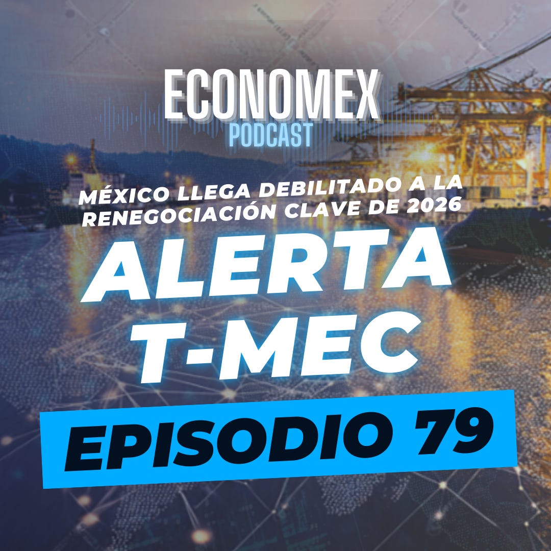 Episodio 79 | 🚨🇲🇽 Alerta T-MEC: México llega debilitado a la renegociación clave de 2026 📉📘 Episodio 79 | 🚨🇲🇽 Alerta T-MEC: México llega debilitado a la renegociación clave de 2026 📉📘