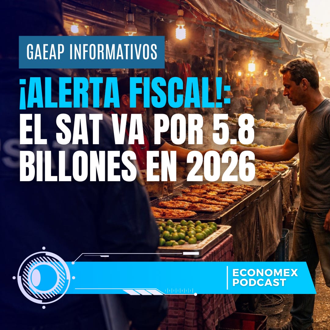 🚨 ALERTA FISCAL: El SAT va por 5.8 billones 💰 y cambia las reglas en 2026 ⚠️ 🚨 ALERTA FISCAL: El SAT va por 5.8 billones 💰 y cambia las reglas en 2026 ⚠️