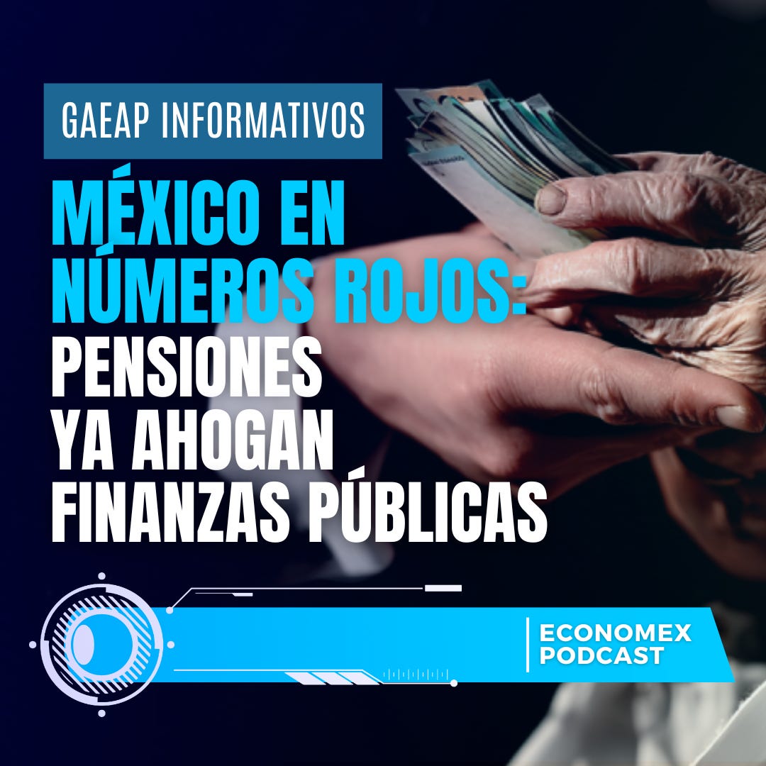 📉 México en Números Rojos 💸 Las pensiones ya ahogan las finanzas públicas ⚠️ 📉 México en Números Rojos 💸 Las pensiones ya ahogan las finanzas públicas ⚠️