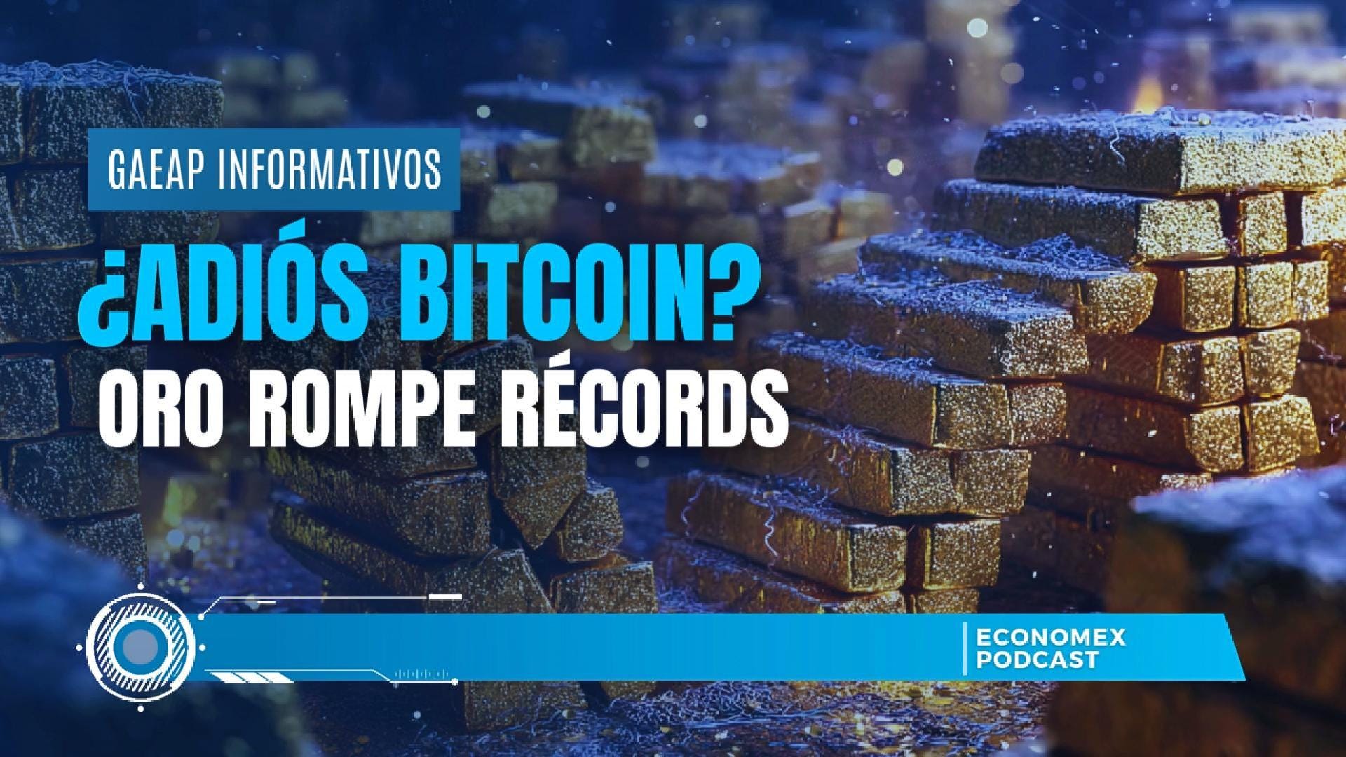 🚨 ¿Adiós Bitcoin? 🪙 El oro rompe récords y supera a la cripto