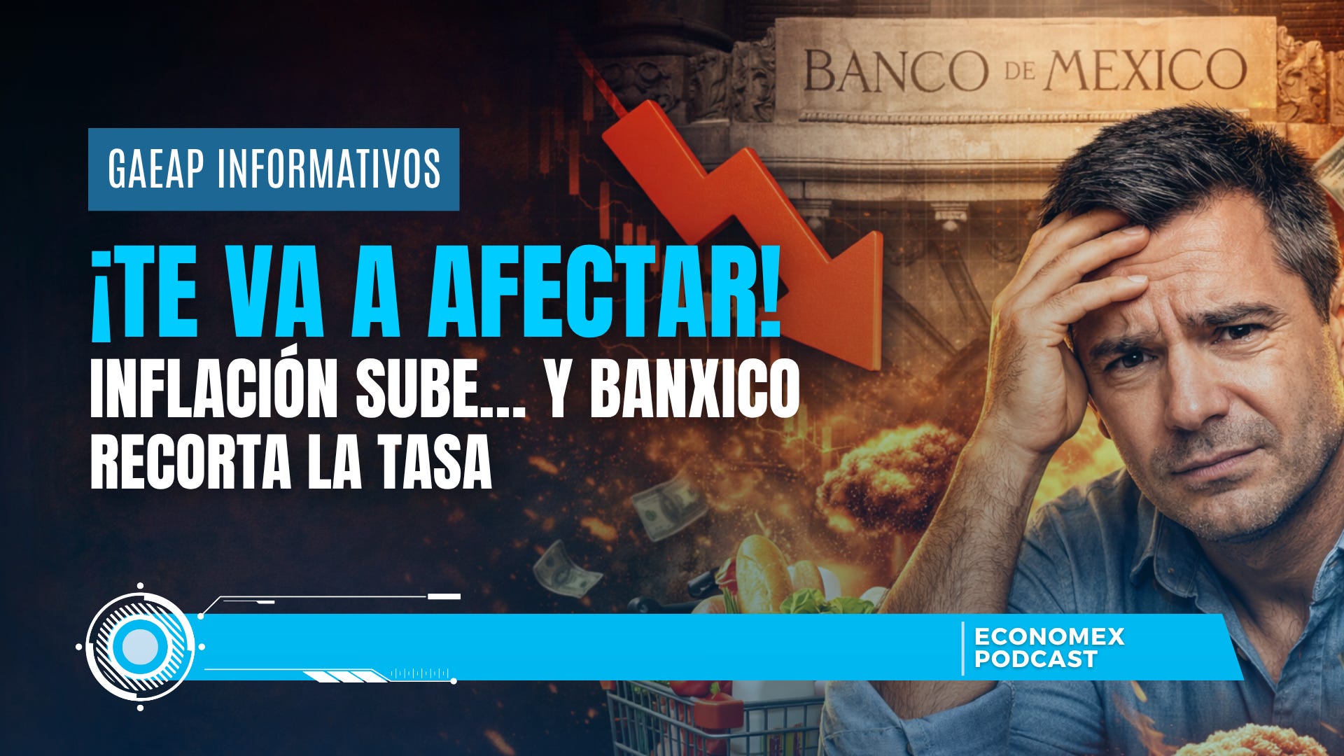 TE VA A AFECTAR 🚨Inflación sube… y Banxico recorta la tasa 📉🔥