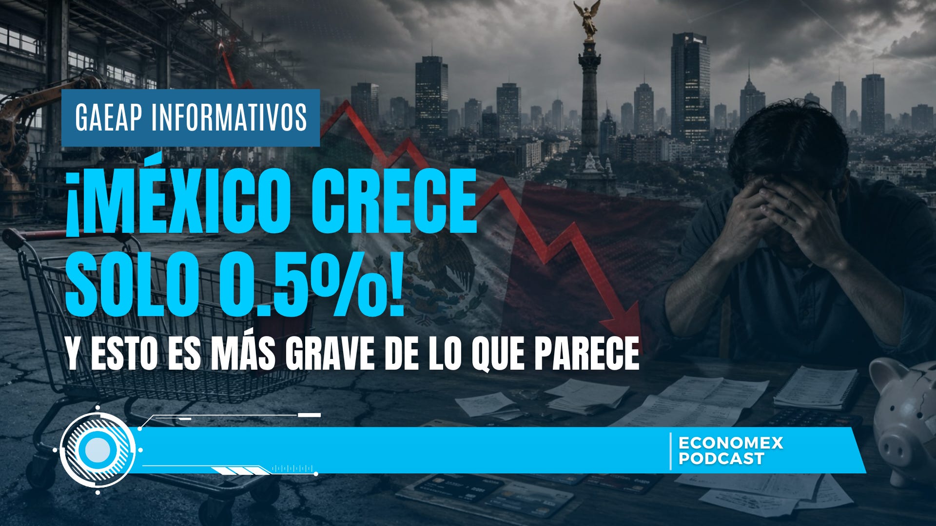 🚨🇲🇽 ¡México crece solo 0.5%!…y esto es más grave de lo que parece