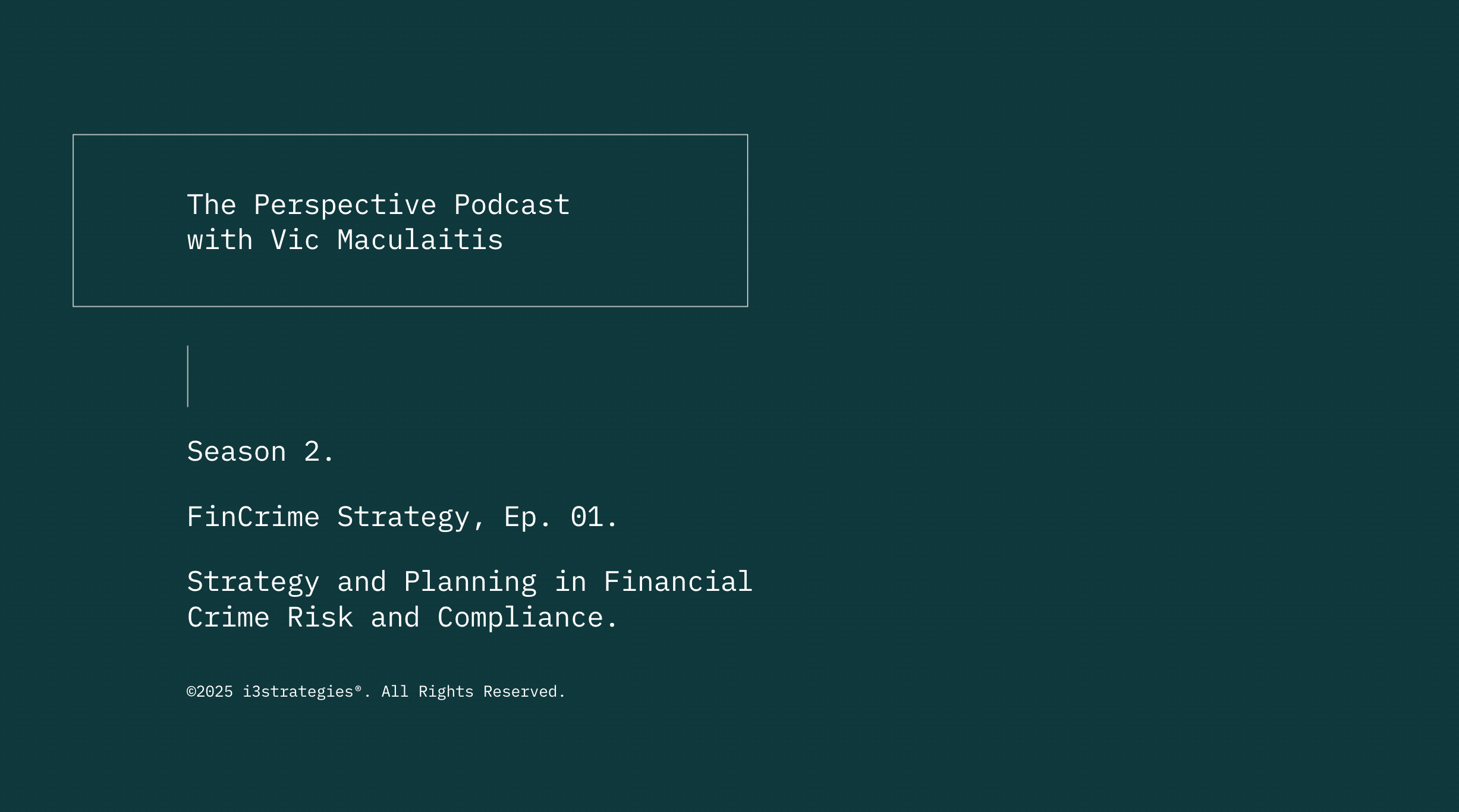 The Perspective Podcast with Vic Maculaitis