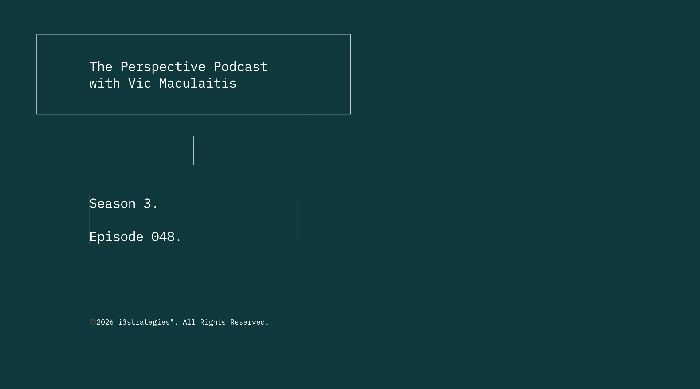The Perspective Podcast with Vic Maculaitis
