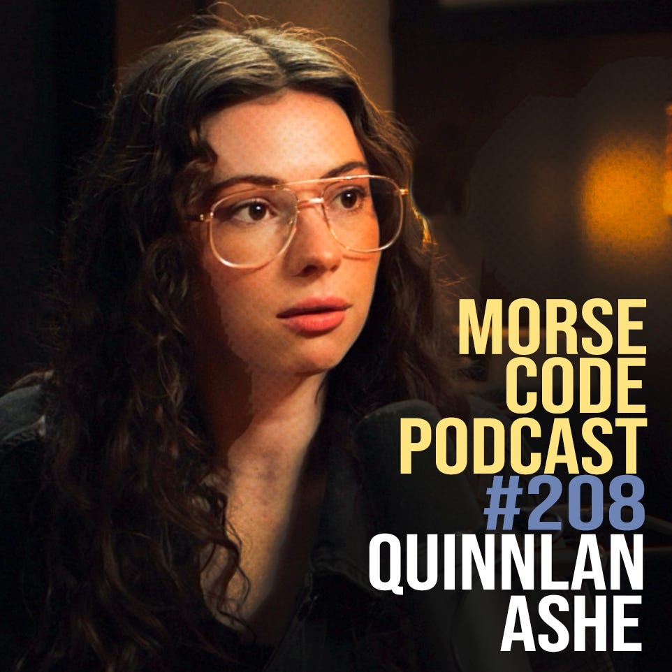 Ozark’s Quinnlan Ashe on Growing as an Actor by Working Behind the Camera | Morse Code Podcast #208 Ozark’s Quinnlan Ashe on Growing as an Actor by Working Behind the Camera | Morse Code Podcast #208