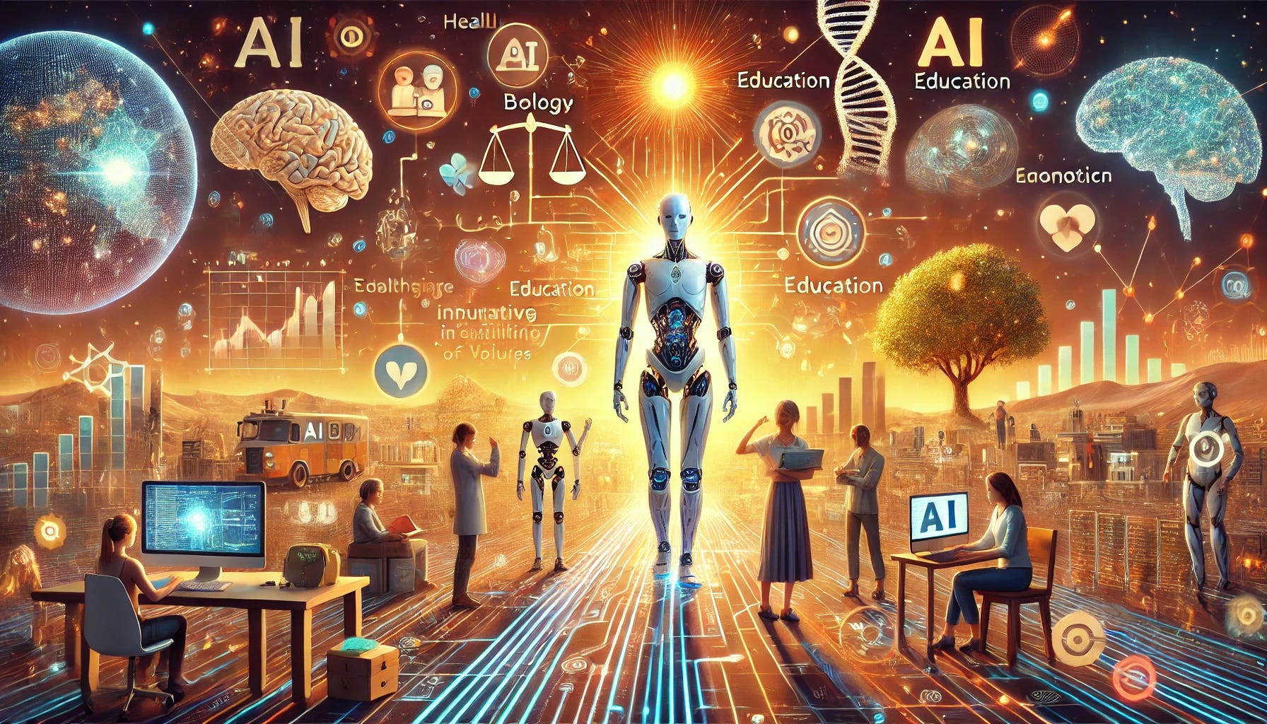 How AI Could Reshape Our World: Reflecting on Dario Amodei’s "Machines of Loving Grace" episode artwork